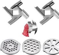 Stainless Steel Meat Grinder Plates & Blades: [Premium Food Grade] [Super  Long-Lasting] Meat Grinding Discs Cutting Plates Attachment for Meat ...