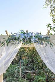 Carly Romantic Light Blue White Wedding Arbor Arch Bridal Table Decoration Silk Flower Artifici Blue Wedding Flowers White Wedding Flowers Hydrangeas Wedding