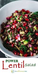 Power Brown Lentil Salad Recipe The Mediterranean Dish Lentil Salad Recipes Lentil Recipes Salad Recipes