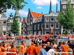 Dutch People Wearing Orange Clothes Amsterdam Tourist Amsterdam Photos Netherlands Flag