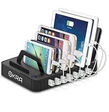 7 Port Hub Usb Desktop Universal Charging Station Multi Device Dock For Iphone Ipad Samsung Galaxy Lg Tablet Pc A Charging Station Usb Charging Station Usb