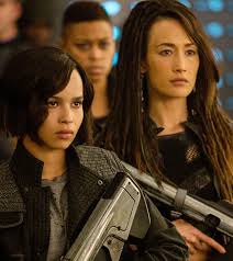 But not stand out as something new in the genre. The Divergent Series Insurgent Shailene Woodley Kate Winslet Lionsgate