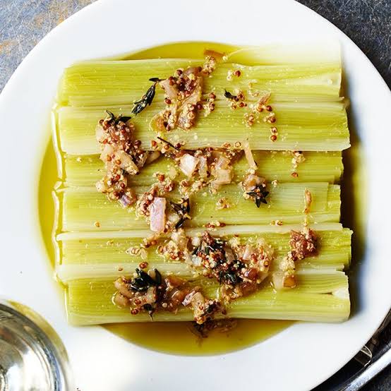 Leeks in Vinaigrette