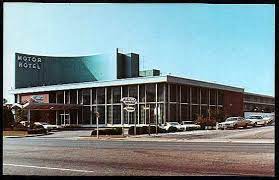 Postcard 60s Cars Executive Motor Hotel Richmond Va Richmond Virginia Richmond Va Virginia History