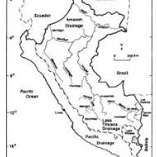 Mapa Politico Del Peru Con La Ubicacion De La Cordillera De Los Andes Download Scientific Diagram