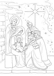 Hundreds of free spring coloring pages that will keep children busy for hours. Christmas Coloring Page Stock Illustration Illustration Of Holy 165396359
