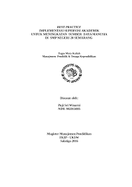 Check spelling or type a new query. Pdf Best Practice Implementasi Supervisi Akademik Untuk Meningkatan Sumber Daya Manusia Di Smp Negeri 28 Semarang