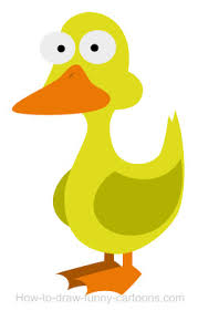 Now draw the duck's eyes. Sketching A Duck Cartoon That Looks Great
