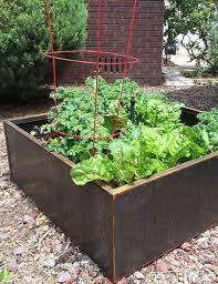 They are 15 inches deep. Corten Steel Raised Garden Beds By Nice Planter Gardener S Supply Raised Garden Beds Garden Beds Garden Supplies