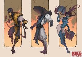 Artstation Kkg Art Book Anessa Silzer Mortal Kombat Art Mortal Kombat Characters Mortal Kombat