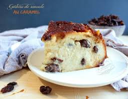 Gateau De Semoule Caramel Raisins Gateau De Semoule Gateau De Semoule Caramel Recette Gateau Semoule