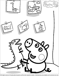 We did not find results for: George Playing With His Dinosaur Peppa Pig Coloring Page Coloring Home