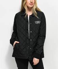 Vans Thanks Coach Black Quilted Mte Jacket