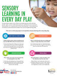 And christi smith, mba, early childhood wellness, child care aware® of kansas. Sensory Learning In Every Day Play Child Care Aware Skills To Learn Child Care Professional