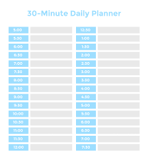 These still print on standard letter size paper (8.5″ x 11″) however they were designed to fit two 5.5″ x 8.5″ pages per sheet of paper. Time Blocking Planner 9 Free Time Blocking Templates