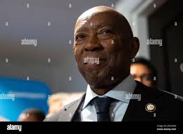 Houston, Texas Mayor Sylvester Turner looks