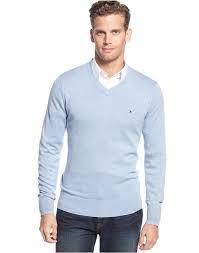 Baby Blue Tommy Hilfiger Jumper Shop Clothing Shoes Online