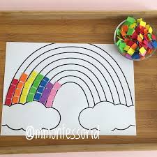 Tesekkur Ederiz Regrann From Mmontessorid Gokkusaginin Renklerini Olusturduk Etkinlikailesi Piapolyagokkusagi Gokkusagi Boyama Sayfalari Renkler