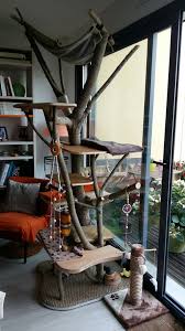 Diy Notre Arbre A Chat Maison Kratzbaum Kratzbaum Katze Katzen Spielplatz