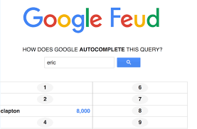 That could just be the way she is. Google Feud Fascinating Since 2013 Unigamesity