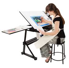 Artist Table Drafting Drawing Table Soho Drawing Table Artist Desk Vintage Drafting Table