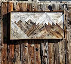Reclaimed Mountain Wall Art 2x4 Etsy Mountain Wood Art Mountain Wall Art Scrap Wood Art