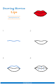 I got inspired by pretty lips and suddenly became a little obsessed with drawing them. Drawings Easy Step By Step Lips Novocom Top