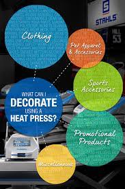 What Can I Decorate Using A Heat Press Heat Press Heat Press Vinyl Heat Press Projects