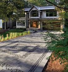 For this walkway, we're using interlocking paver base panels (illustration above) instead of the gravel base. The Perfect Fusion Of Classic And Modern Pavers For An Extraordinary Driveway