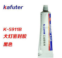 卡夫特K-5911B 车灯密封胶高温胶水密封胶大灯胶黑色100g厂家 ...
