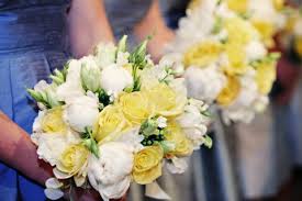 Downtown chicago flower shop delivering same day floral arrangements, succulent gardens, gift baskets and plants. Flowers Wedding Blue Yellow Weddings Beautiful Bridal Bouquet