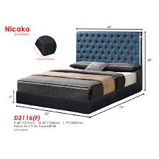 Maybe you would like to learn more about one of these? D 2116 F Nicako Divan Bed Frame Bed Frame Katil Headboard Blue King Size Queen Size Offer Hurry Up Shopee Malaysia