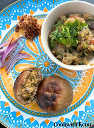 Litti Chokha — stuffed wheat balls with smoky mashed veg