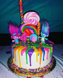 Good Birthday Themes For 11 Year Olds Resultado De Imagen Para Bizcochos De Trolls Trolls Birthday Cake Trolls Birthday Party Trolls Birthday