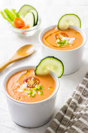 Gazpacho Andaluz Tradicional Delantal De Alces Receta Gazpacho Receta Recetas Ligeras Gazpacho
