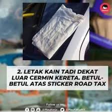 Cara nak tanggalkan sticker roadtax kereta. Fakta Belaka Cara Tanggalkan Roadtax Di Cermin Kereta Facebook