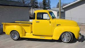 Image result for Medium Chrome Yellow 1950 Truck