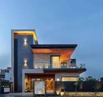 Modern Design Light Steel Frame Prefabricated House Two Storey Luxury  Prefab Villa