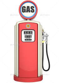Retro Gas Pump 3d Render Gas Pumps Gas Retro