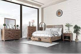 No need to wait for black friday because all of our sets have #betterthanblackfriday pricing. Furniture Of America Wynton 4pc Storage Bedroom Set In Weathered Light Oak