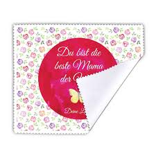 Das ist auch eine geschenkidee, die in der regel auf viel zustimmung stößt. Personalisierbares Brillenputztuch Beste Mama Der Welt Geschenkidee De