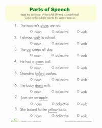 Parts Of Speech Quiz Worksheet Education Com Parts Of Speech Worksheets Parts Of Speech Parts Of Speech Sentences