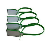 [Hot Item] Cable de bloqueo automático de plástico personalizada  organizador RFID UHF de Nylon Bridas NFC