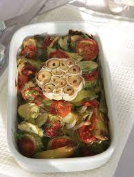 Briam Baked Summer Vegetable Casserole Recipe Greek Recipes Summer Vegetable Greek Cooking