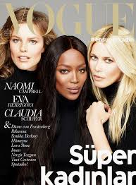Set correctly in system assignments of test. Vogue Turquia Supermodels Claudia Schiffer Naomi Campbell