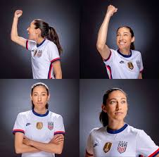 The first team in association football history to adopt a star was juventus, who added one golden star with five points in the team's shirt, after italian football federation (figc) approval, in 1958 to represent their tenth italian football championship and serie a title, at the time, the new national record. Christen Press Uswnt 2020 Olympics Nike Futura Kit Uswnt Soccer Football Girls Uswnt