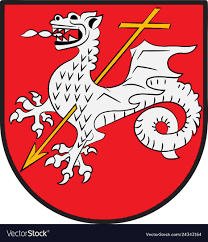 Coat Of Arms Of Roetgen In North Rhine Westphalia Vector Image On Vectorstock In 2020 Westphalia Coat Of Arms North Rhine Westphalia