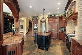 The trim and ceiling are r l tibetan jasmine and the walls are p & l phantom. Luxury Kitchen Ideas Counters Backsplash Cabinets Designing Idea