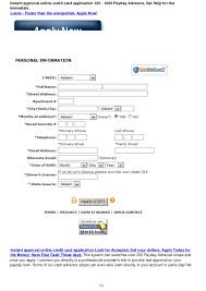 Instant Approval Online Credit Card Application Up To 1000 Bad Credit