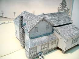 Air, fire, water, earth elementals and a werebat, tengu, zombie, dragons, samurai, death knight and mind flayer, alien eggs, and more. White Card Models For Film Tv Work Card Model Paper Models Model